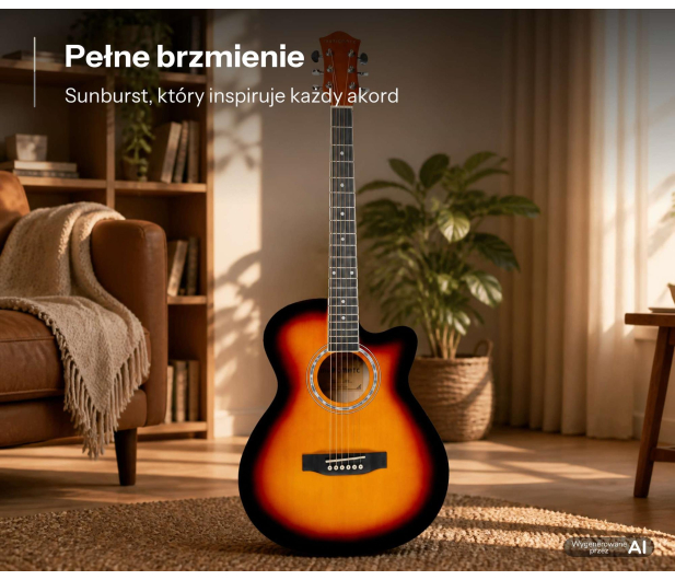 MusicMate Giatra akustyczna MusicMate G-40 Zestaw - 1588139 - zdjęcie 10